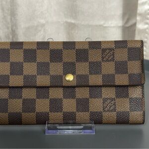 Louis Vuitton Damier Ebene Sarah Wallet